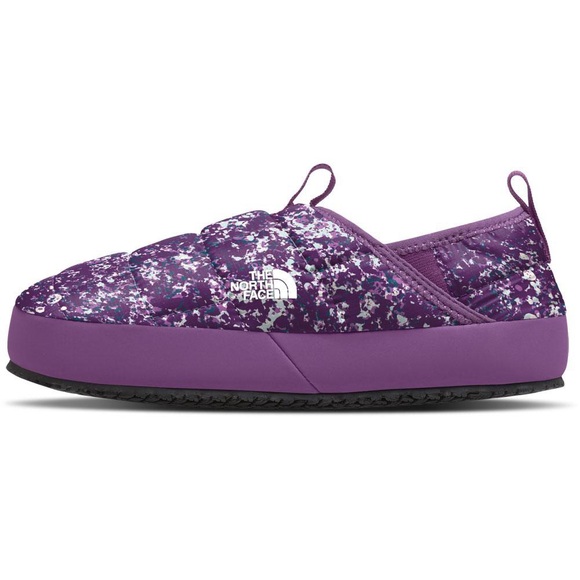 The North Face Youth Thermoball Traction Mule II Insulated Slipper Purple Size 5 - Picture 1 of 4